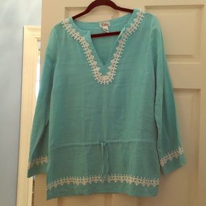 Lily Pulitzer long sleeve swimsuit cover up